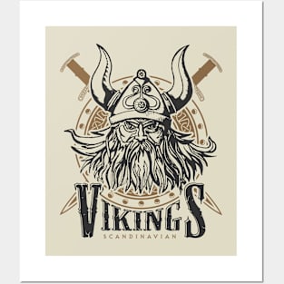 Vikings Skandinavian Posters and Art